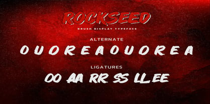 Rockseed Font Poster 7