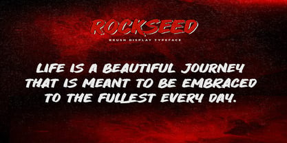 Rockseed Font Poster 8