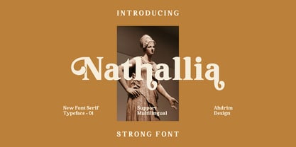 Nathallia Font Poster 1