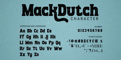 Mack Dutch Font Poster 5