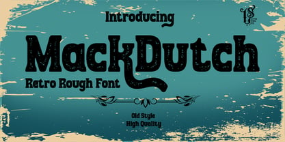 Mack Dutch Font Poster 1
