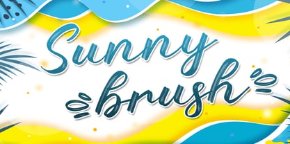 Sunny Brush Font Poster 1