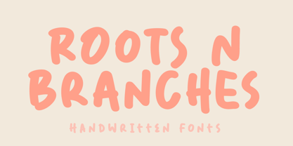 Roots N Branches Font Poster 1