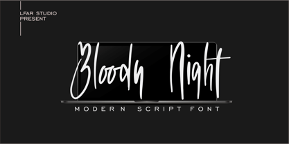 Bloody Night Fuente Póster 1