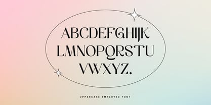 Employed Font Poster 2