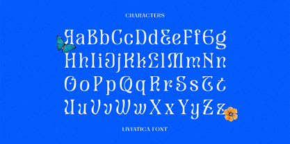 Liviatica Font Poster 7