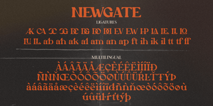 Newgate Font Poster 8