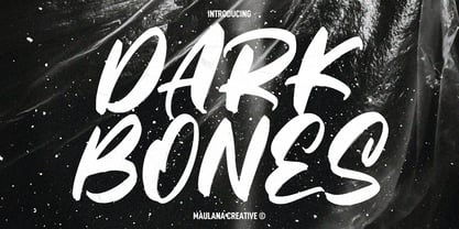 Darkbones Font Poster 1
