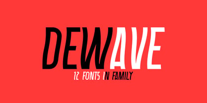 Dewave Font Poster 1
