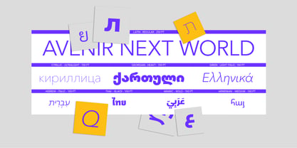 Avenir Next World Font Poster 6