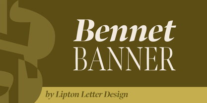 Bennet Banner Fuente Póster 1