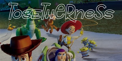 Toy Story Font Poster 2