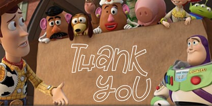 Toy Story Font Poster 6