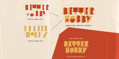 Better Hobby Font Poster 5
