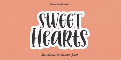 Sweet Hearts Font Poster 1
