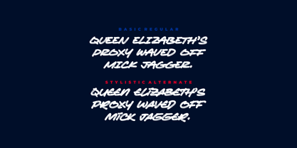 The Queen Marker Font Poster 10