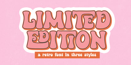 Limited Edition Font Poster 1