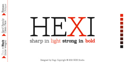 Hexi Font Poster 1