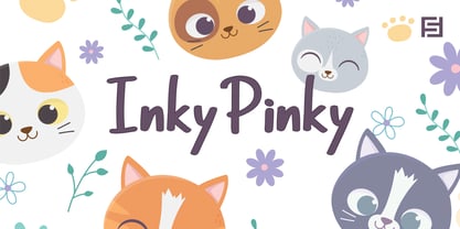 Inky Pinky Font Poster 1