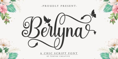 Berlyna Font Poster 1