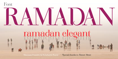 Ramadan Elegant Font Poster 1