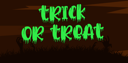 Spooky Christmas Font Poster 3
