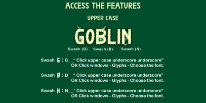 Goblin Monster Fuente Póster 6