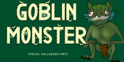 Goblin Monster Font Poster 1