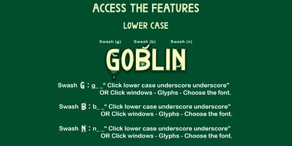 Goblin Monster Font Poster 7