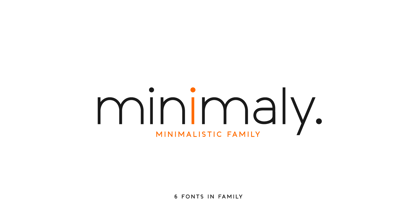 Minimaly Font Poster 1