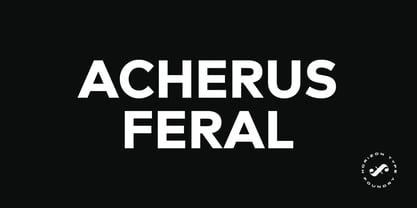 Acherus Feral Font Poster 1