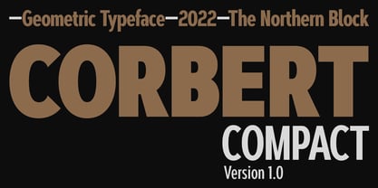 Corbert Compact Font Poster 1