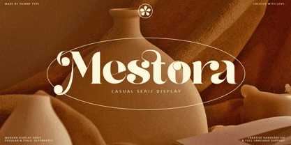 Mestora Font Poster 1