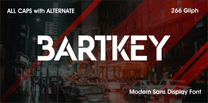 Bartkey Font Poster 1