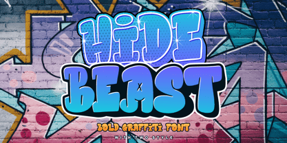 Hidebeast Font Poster 1