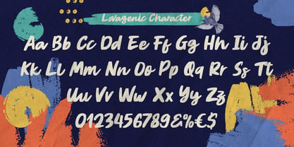 Lovagenic Font Poster 9
