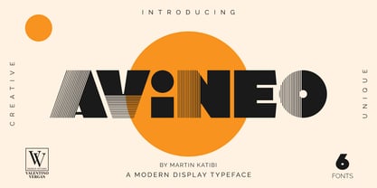 Avineo Font Poster 1