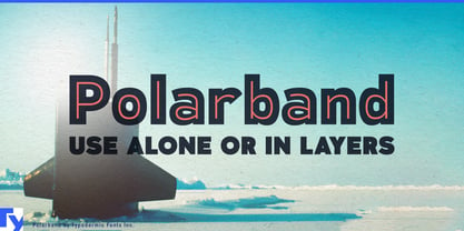Polarband Font Poster 1