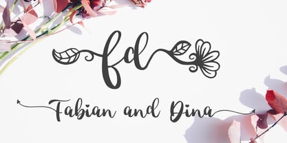 Hello floral Font Poster 2