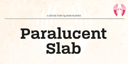 Paralucent Slab Font Poster 6