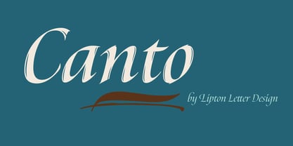 Canto Font Poster 1