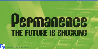 Permanence Font Poster 1