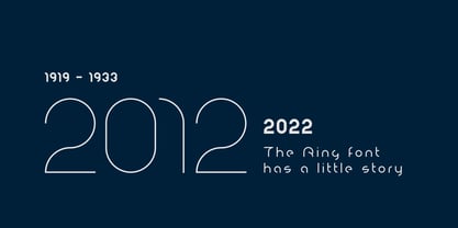 Ring Font Poster 3