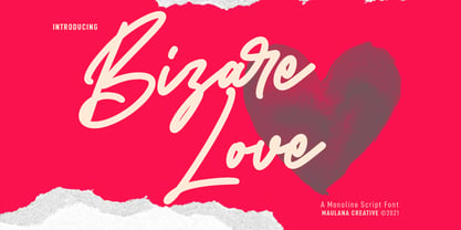 Bizare Love Font Poster 1