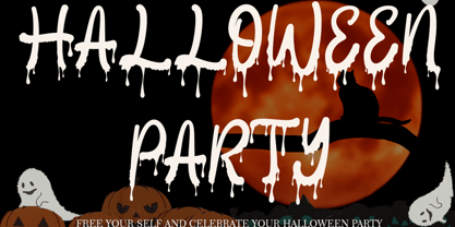 Halloween Party Font Poster 6