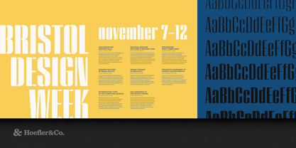 Peristyle Font Poster 16