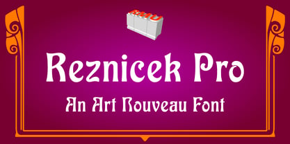 Reznicek Pro Font Poster 1