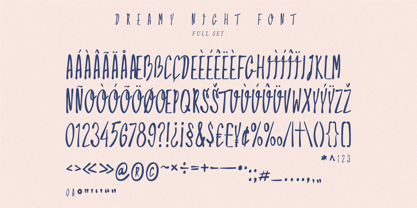 Dreamy Night Font Poster 11