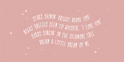 Dreamy Night Font Poster 3