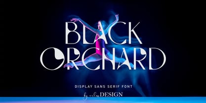 Black Orchard Font Poster 1